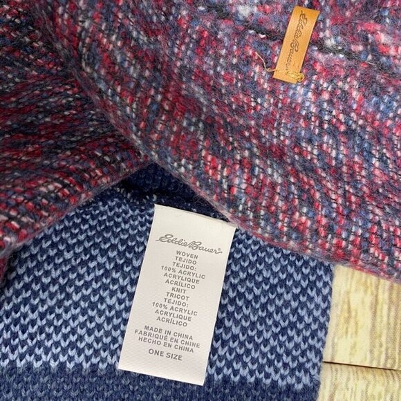 Eddie Bauer Multi Color 100% Acrylic Infinity Scarf OS - Picture 4 of 5